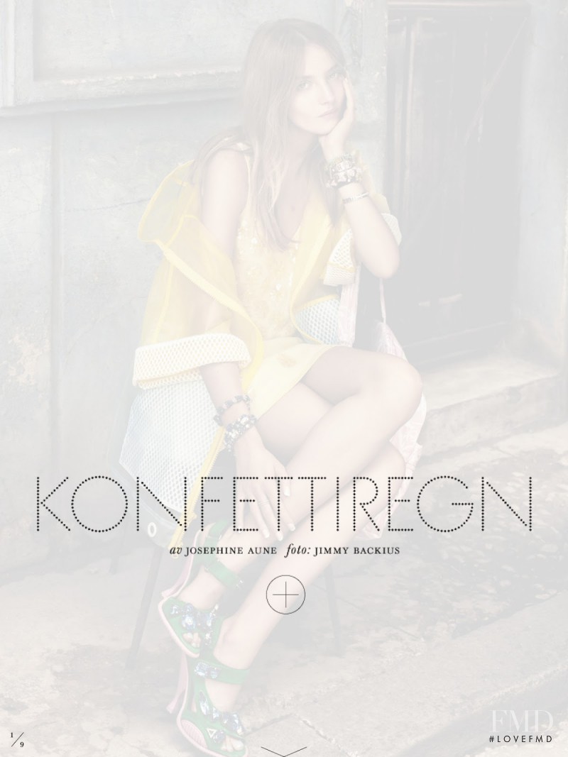 Amanda Norgaard featured in Konfettiregn, May 2014