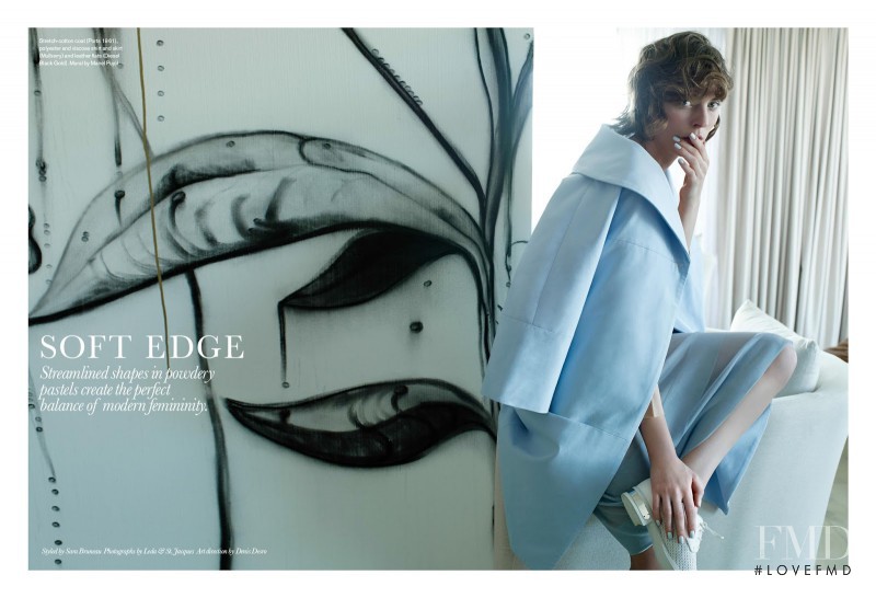 Elyse Saunders featured in Soft Edge, May 2014