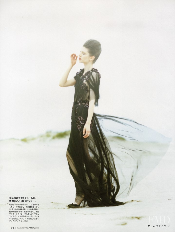 Carrie Anne Burton featured in Journey to Timeless Gucci, October 2012