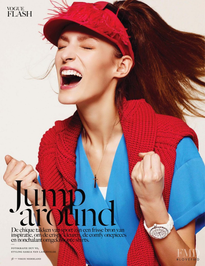 Franzi Mueller featured in Jump Around, May 2014