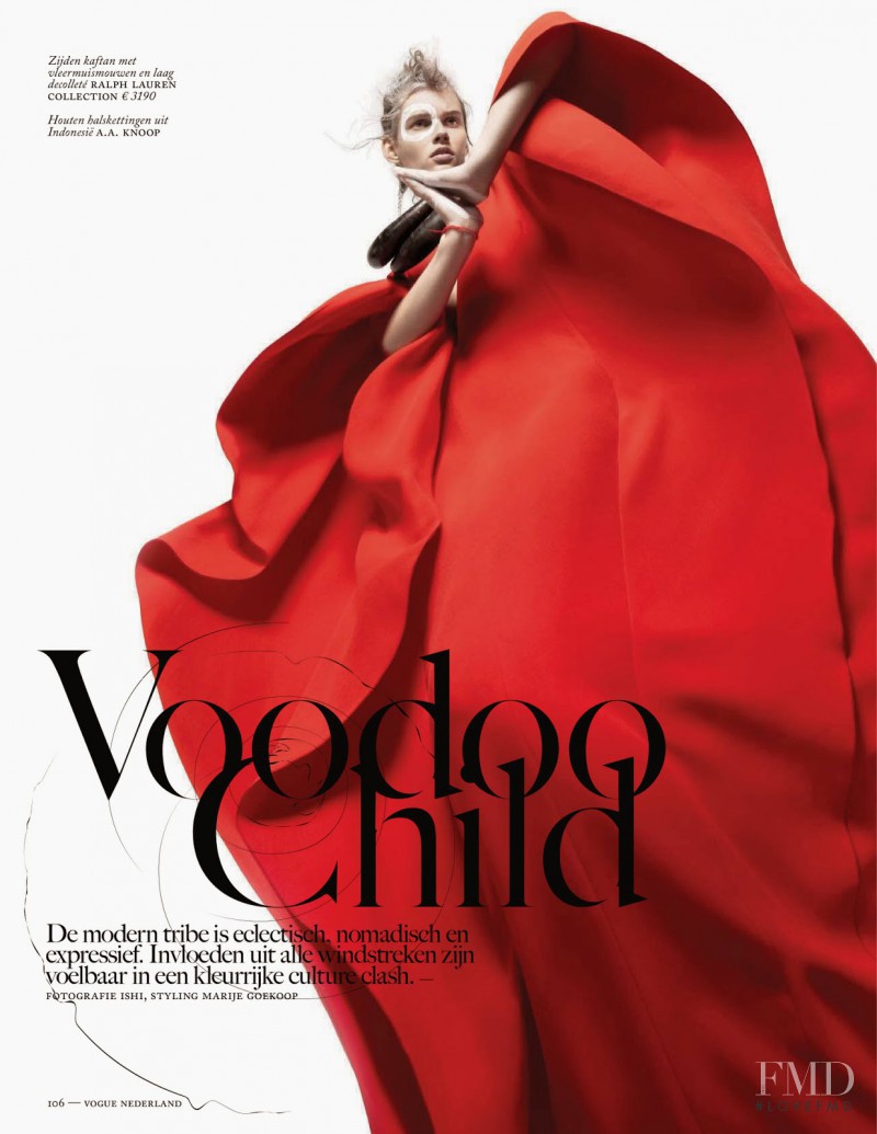 Giedre Dukauskaite featured in Voodoo Child, May 2014
