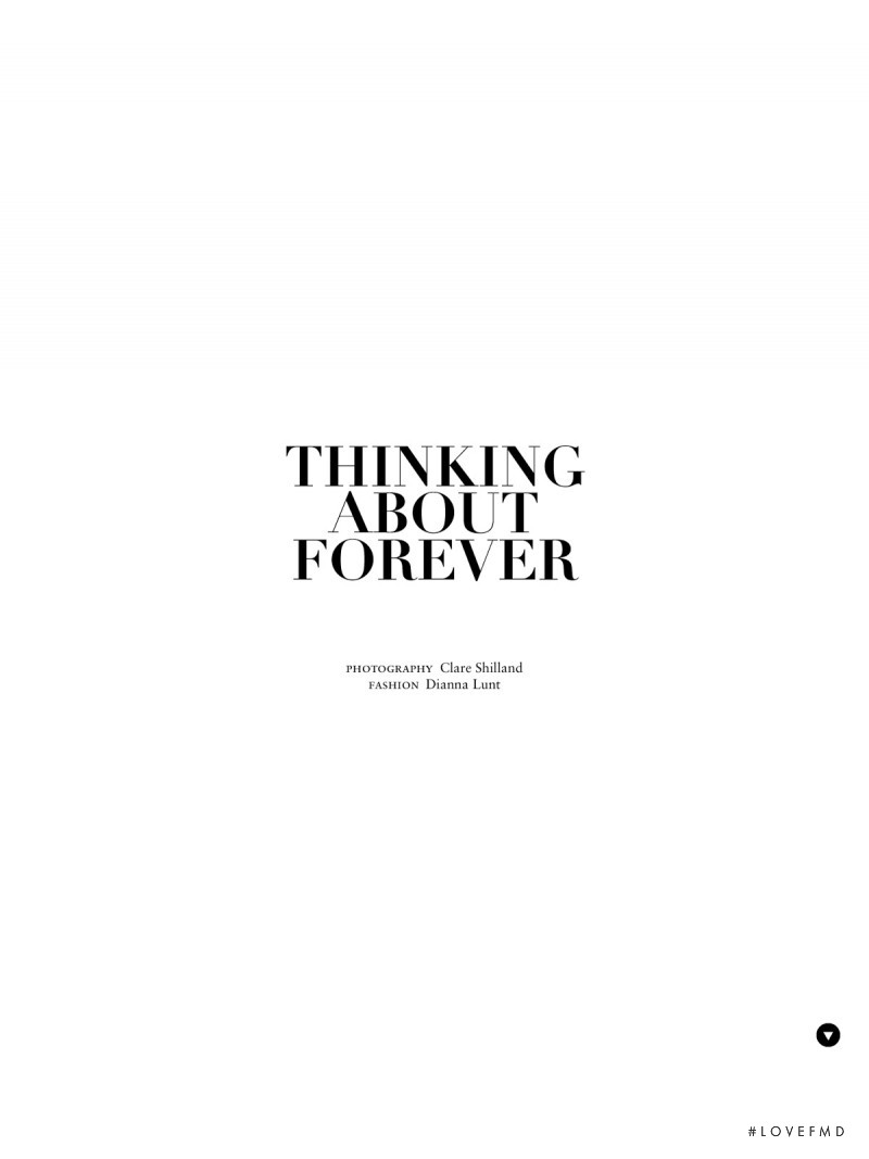 Thinking About Forever, April 2014