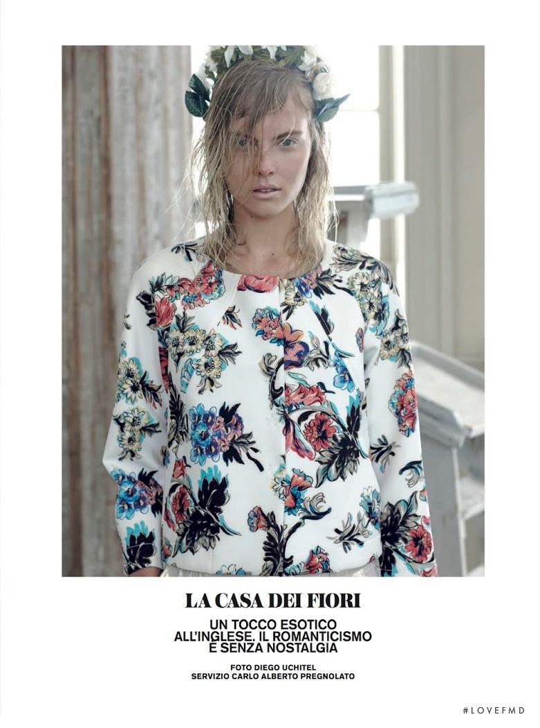 Wylie Hays featured in La Casa Dei Fiori, April 2014