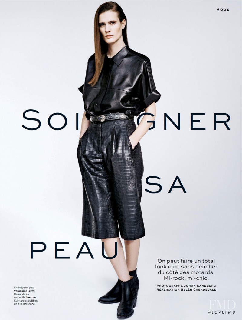 Julier Bugge featured in Soigner Sa Peau, April 2014