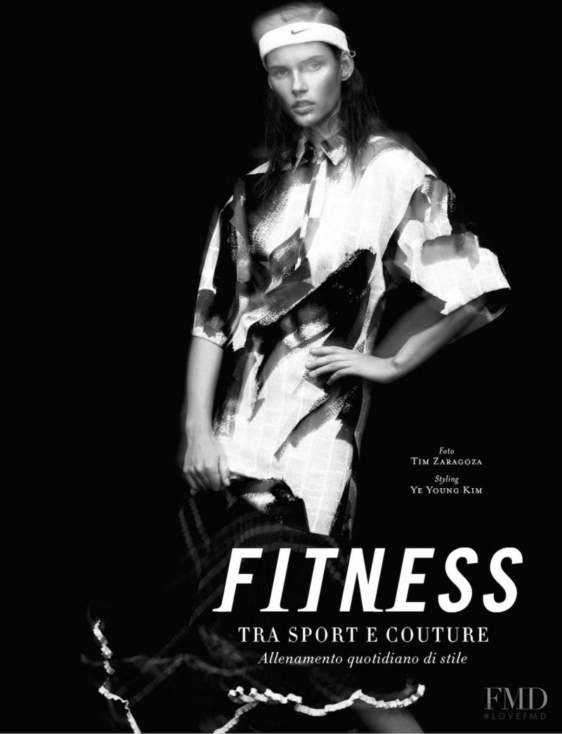 Giedre Dukauskaite featured in Fitness Tra Sport E Couture, April 2014