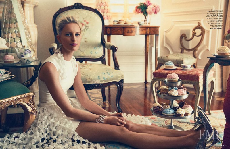 Karolina Kurkova featured in Unexpected Housewife, May 2014