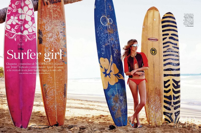 Heide Lindgren featured in Surfer Girl, May 2014