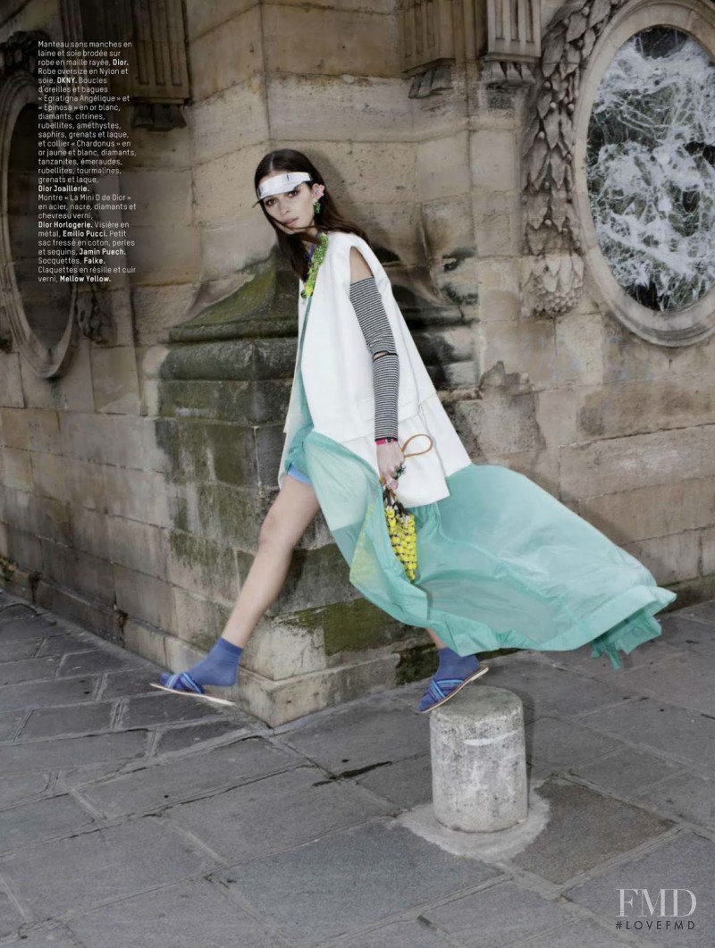 Hanna Sorheim featured in Quand La Ville Dior, April 2014