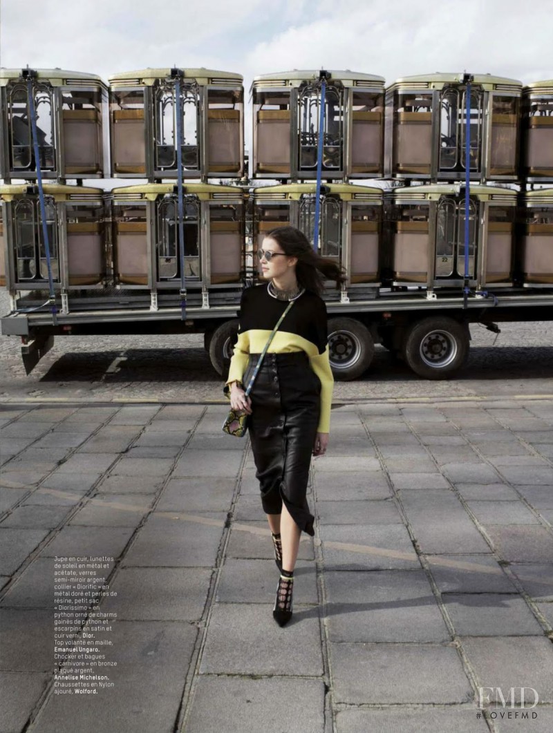 Hanna Sorheim featured in Quand La Ville Dior, April 2014