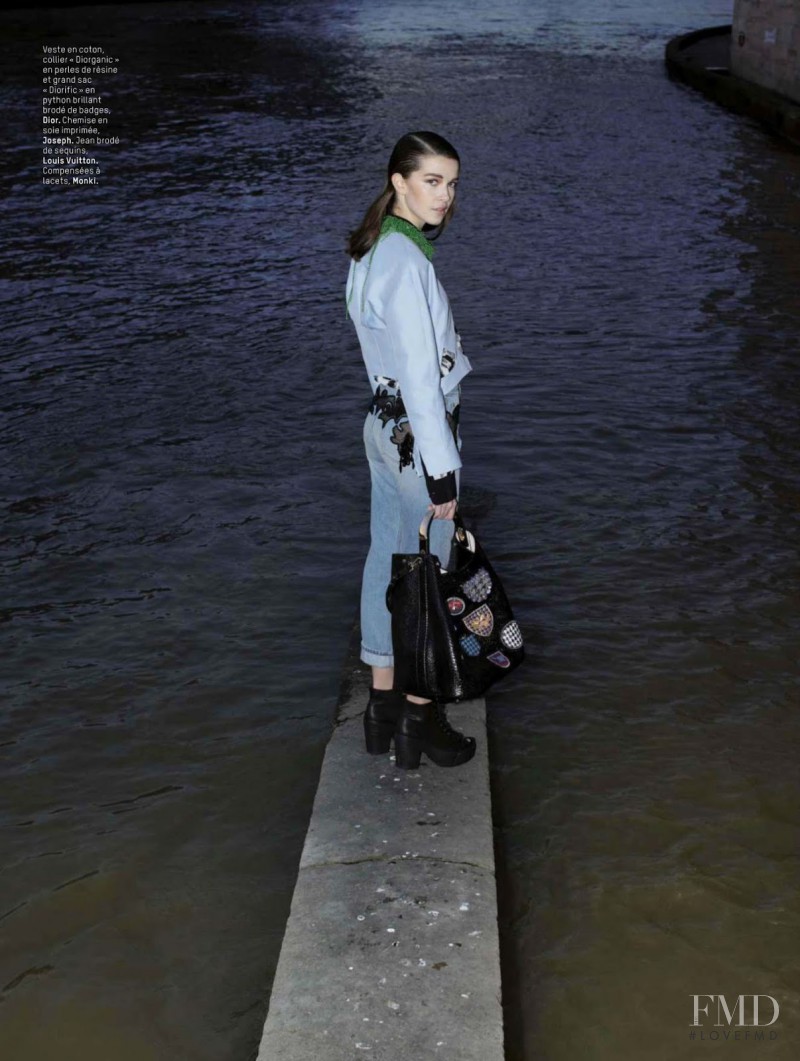 Hanna Sorheim featured in Quand La Ville Dior, April 2014