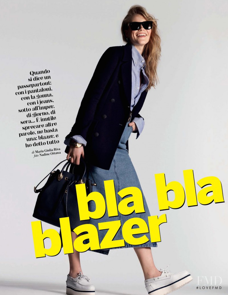 Vilde Gotschalksen featured in Bla Bla Bla Blazer, April 2014