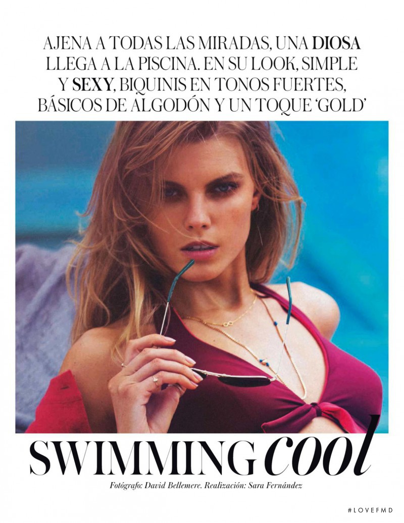 Maryna Linchuk featured in Swimming Cool, May 2014