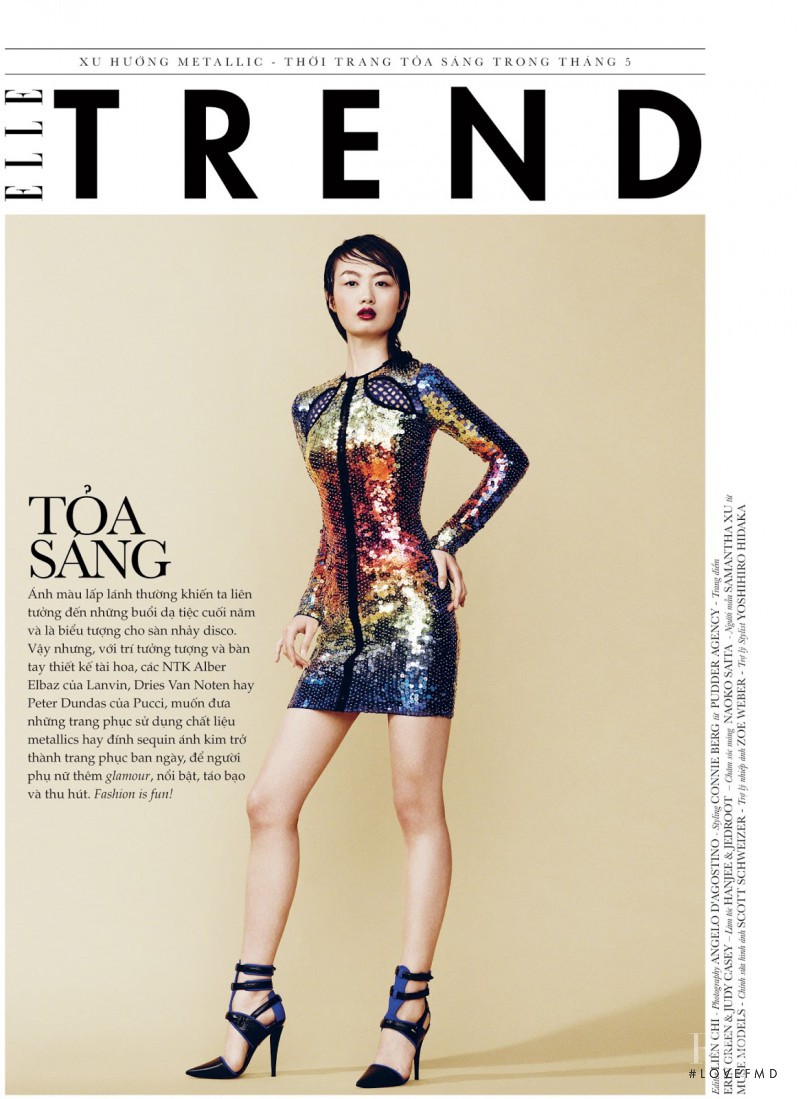 Samantha Xu featured in Trend, May 2014
