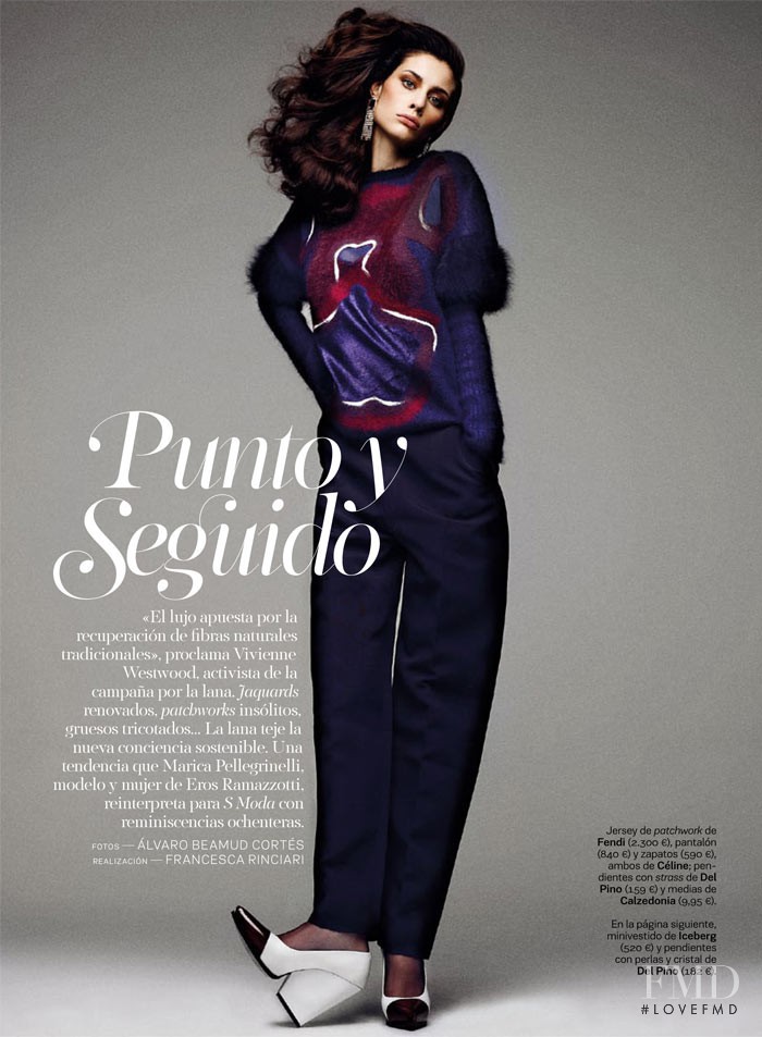 Marica Pellegrinelli featured in Punto y Seguido, December 2012