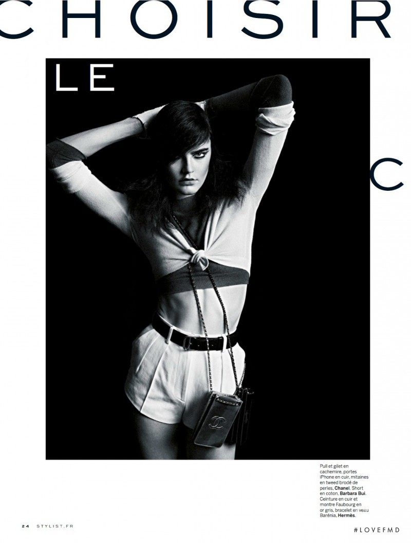 Daphne Velghe featured in Choisir Le Code Pin(up), April 2014