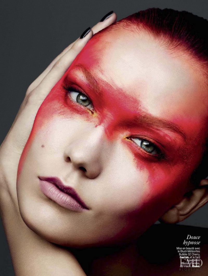 Karlie Kloss featured in Color Power, April 2014