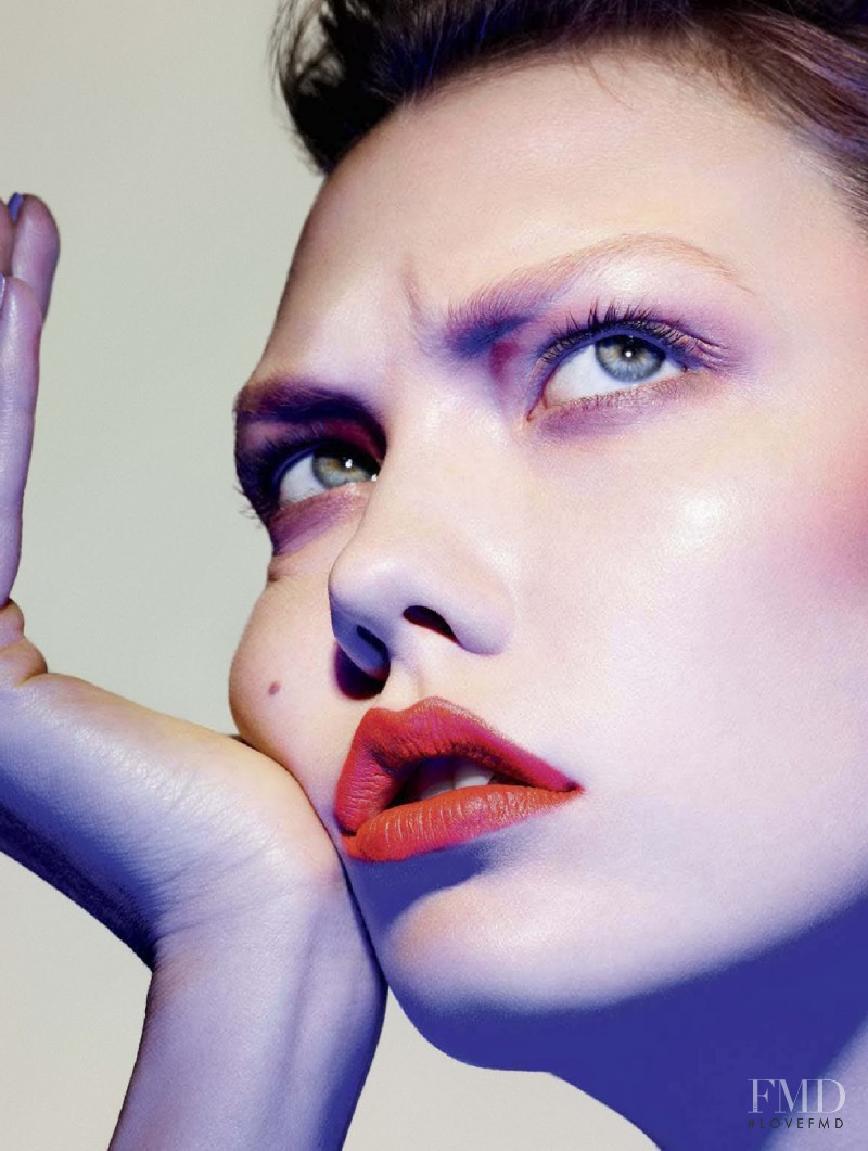 Karlie Kloss featured in Color Power, April 2014