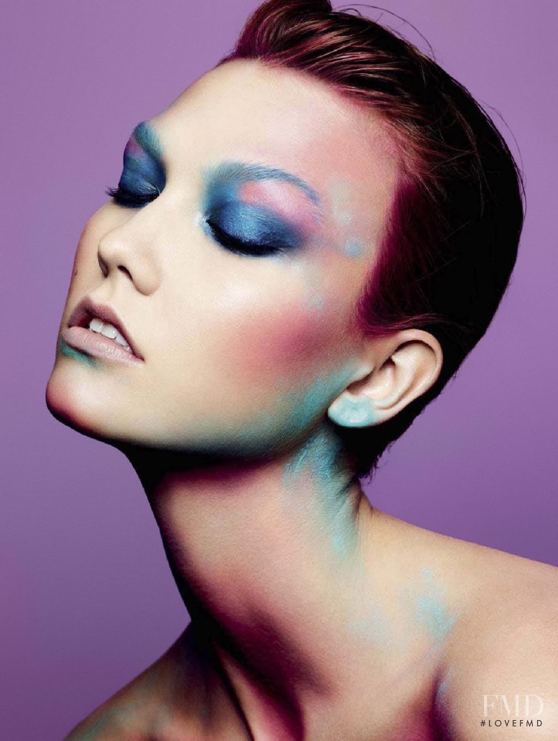 Karlie Kloss featured in Color Power, April 2014