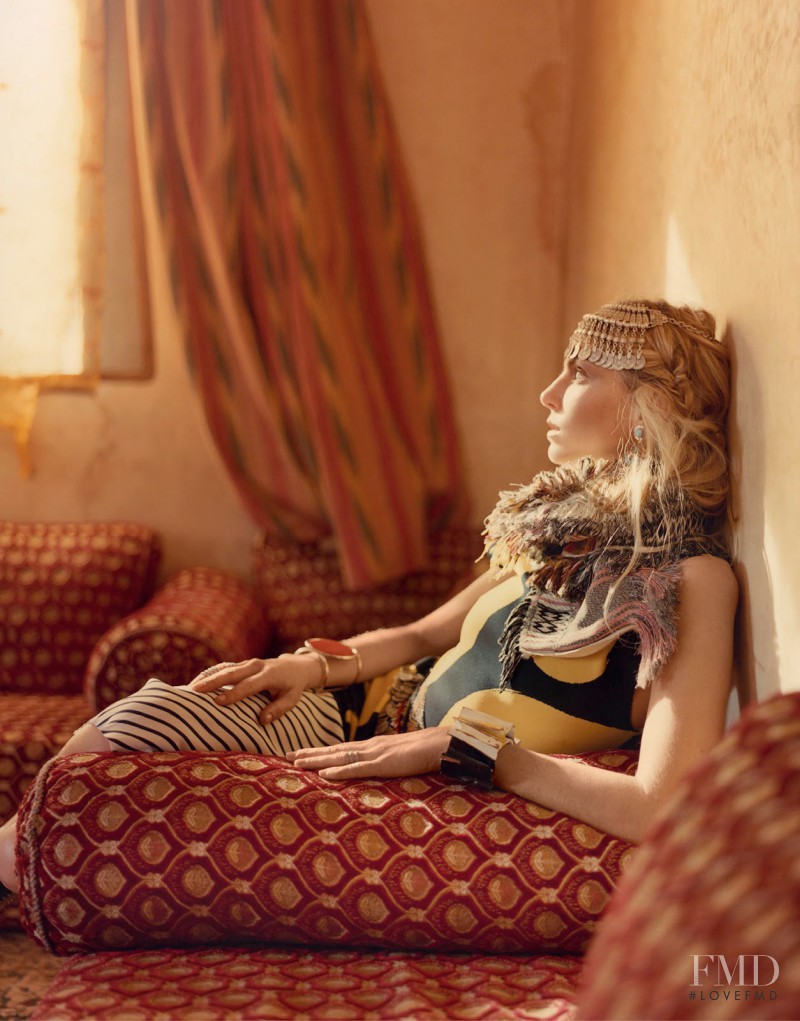 Angela Lindvall featured in Sheltering Sky, June 2014