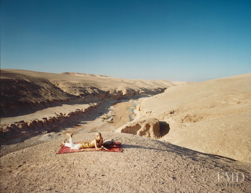 Angela Lindvall featured in Sheltering Sky, June 2014