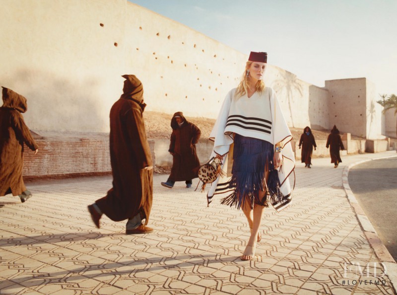 Angela Lindvall featured in Sheltering Sky, June 2014