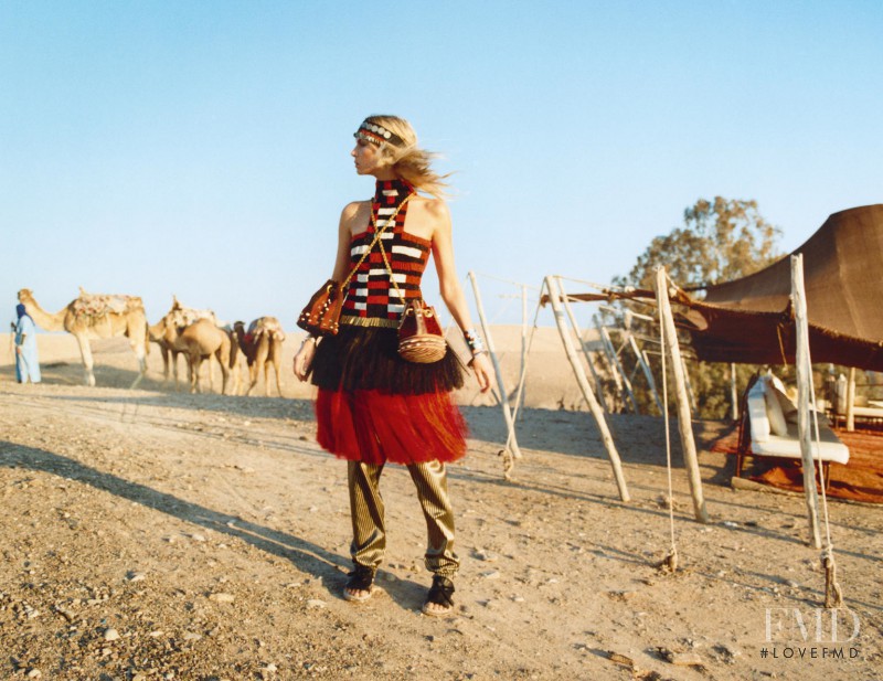 Angela Lindvall featured in Sheltering Sky, June 2014