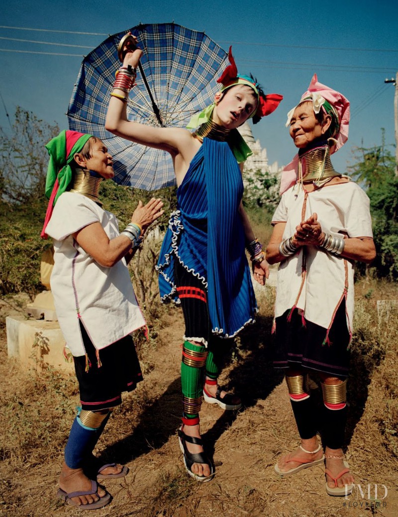 Edie Campbell featured in Gilt trip, May 2014