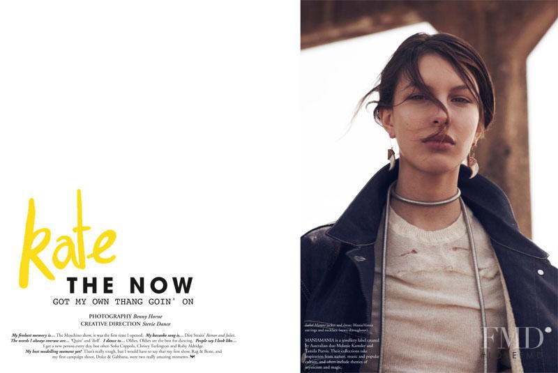 Kate King featured in Kate the Now, June 2011