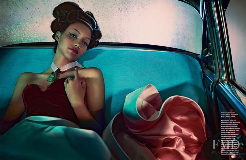 Cora Emmanuel featured in Pink Lady, April 2014