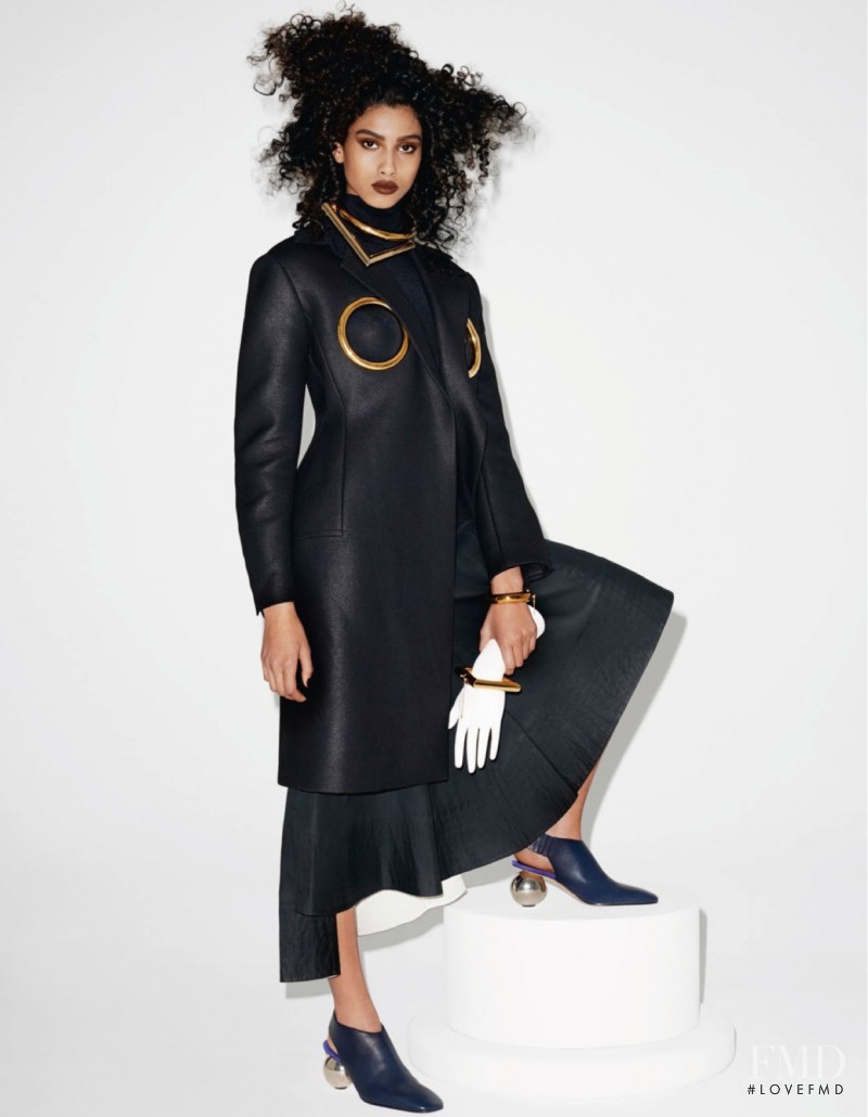 Imaan Hammam featured in Panoplie, May 2014