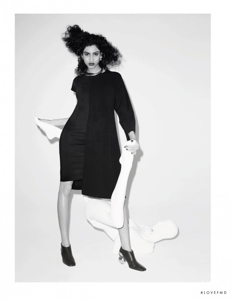 Imaan Hammam featured in Panoplie, May 2014