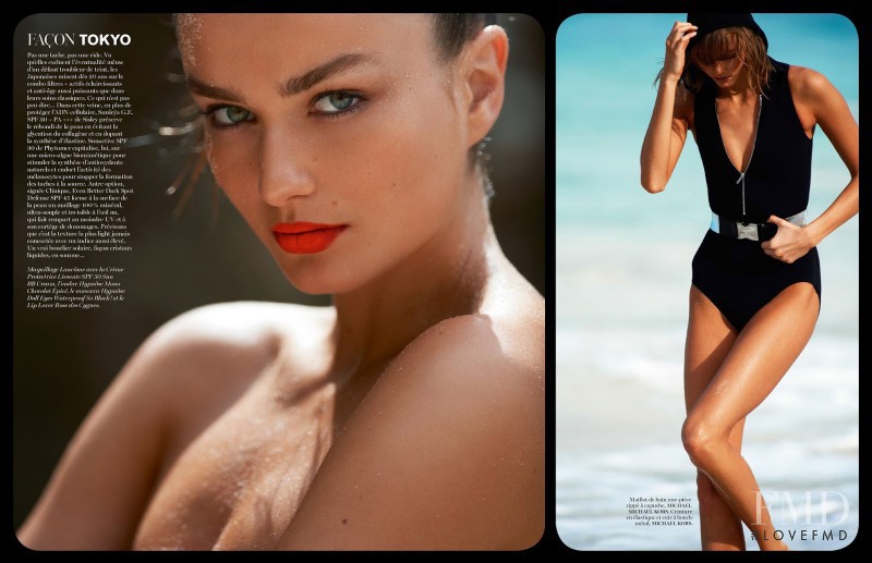 Andreea Diaconu featured in Bronzage Culturel, May 2014