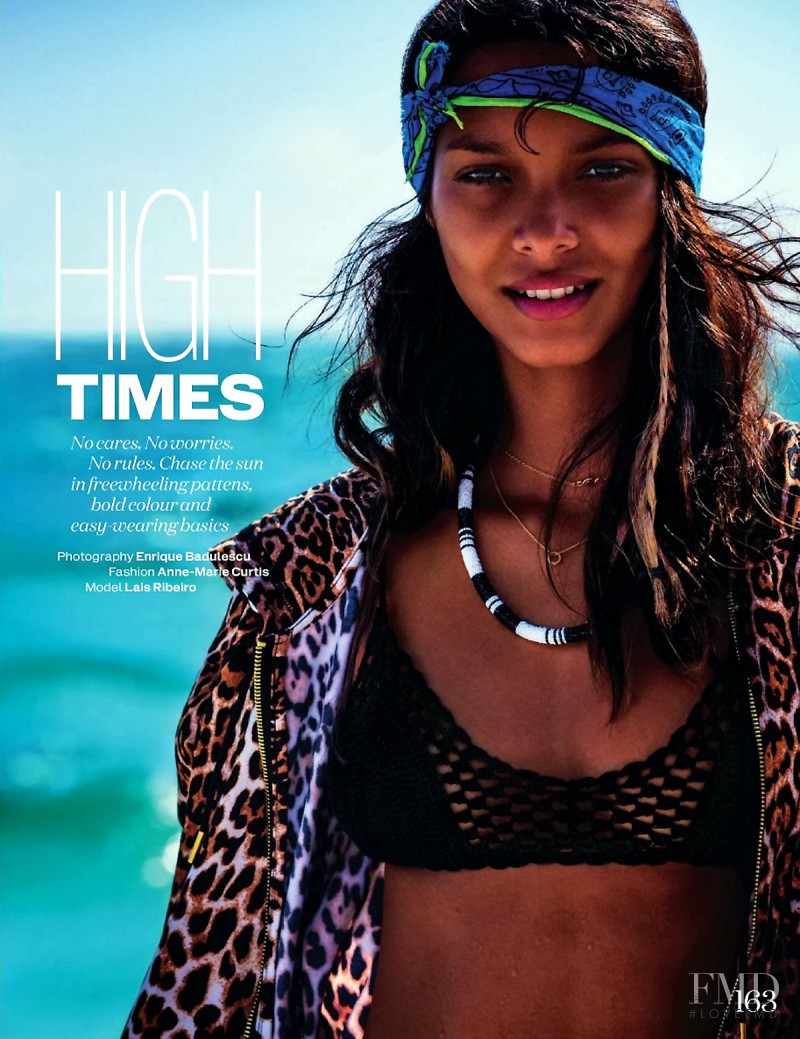 Lais Ribeiro featured in High Times, June 2014