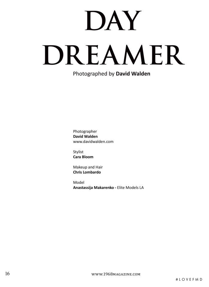 Day Dreamer, March 2013