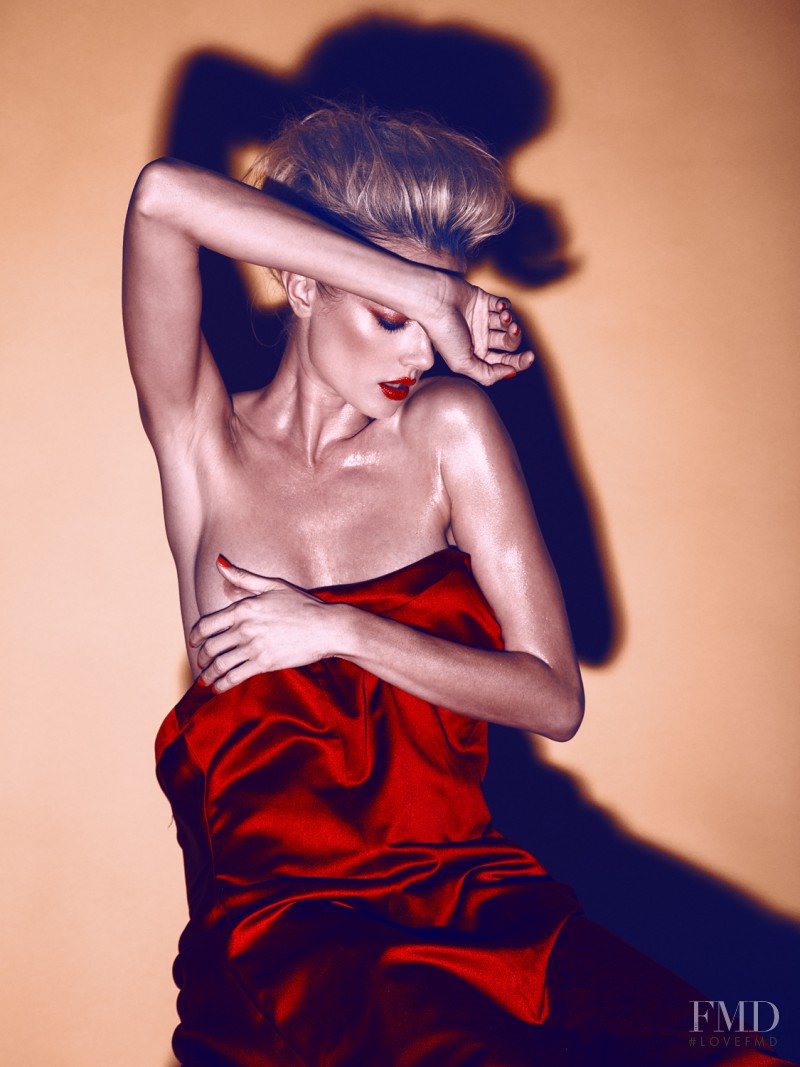 Anastassija Makarenko featured in The Lady In Red, December 2013