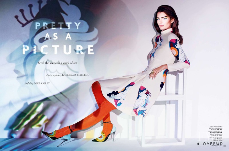 Gaby Loader featured in Pretty As A Picture, June 2014