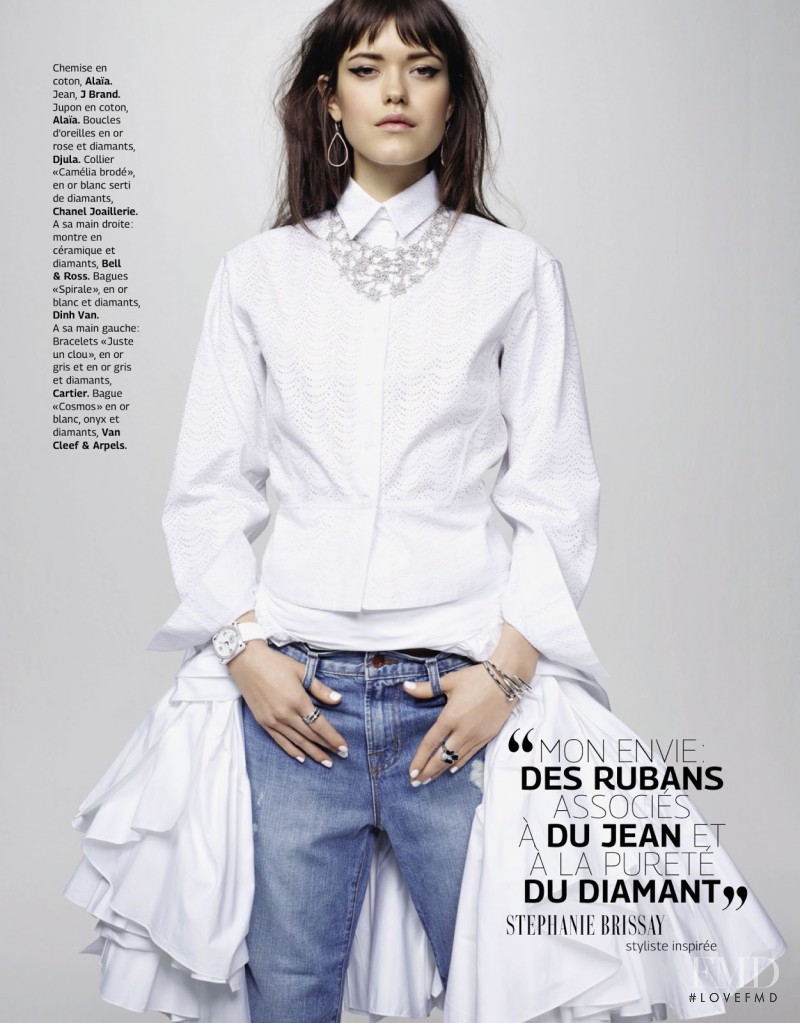 Anna Nevala featured in "Une Bague, C\'est\' Une Bague, Dix Bagues, C\'est Un Look", May 2014