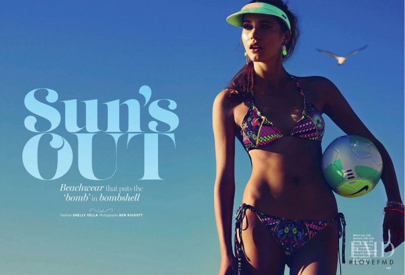 Daria Pilnitskaya featured in Sun\'s Out, June 2014