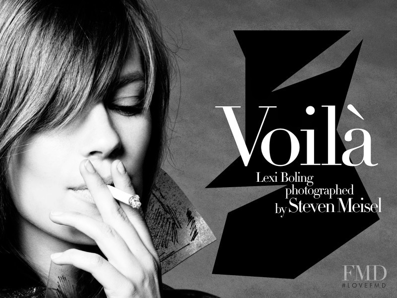 Lexi Boling featured in Voilà, May 2014