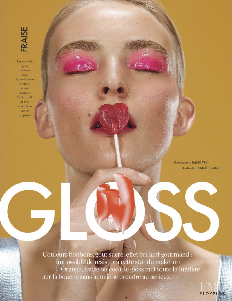 Ymre Stiekema featured in Gloss Lollipops, May 2014
