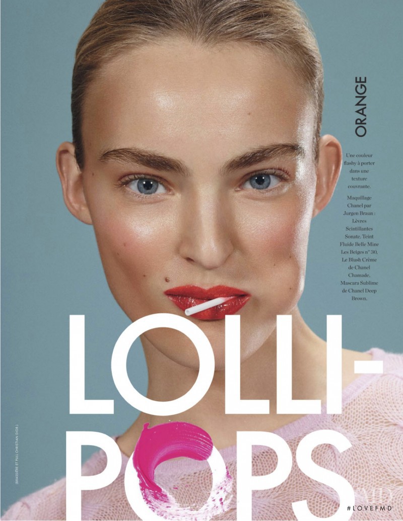 Ymre Stiekema featured in Gloss Lollipops, May 2014