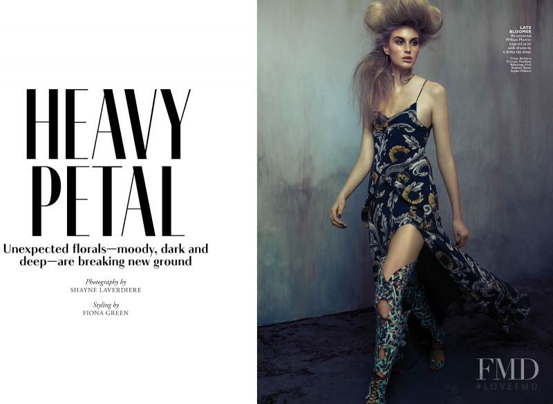 Dauphine McKee featured in Heavy Petal, June 2014