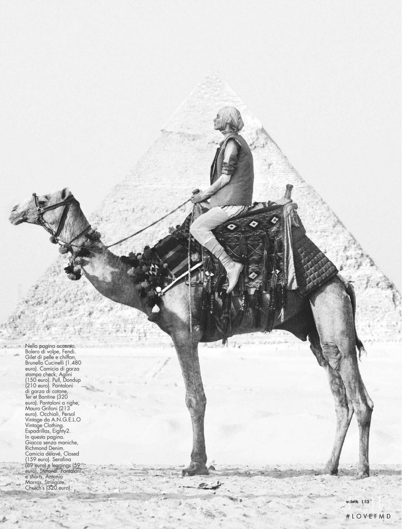 Jules Mordovets featured in Avventura Nel Deserto, June 2011