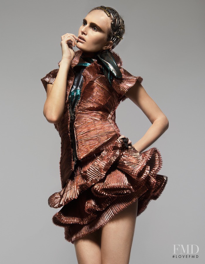 Alla Kostromicheva featured in Pleats And Plisssé Fashion, May 2014