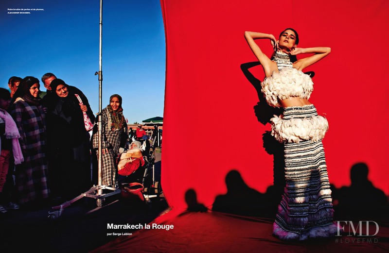 Marie Piovesan featured in Marrakech La Rouge, May 2014