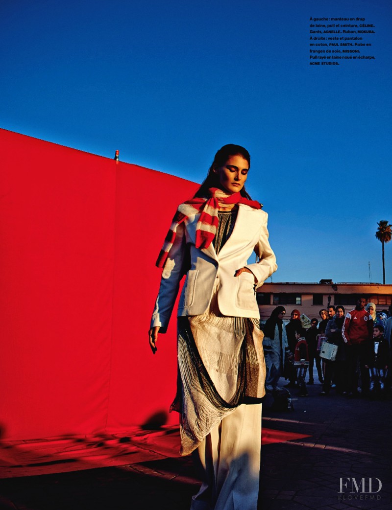 Marie Piovesan featured in Marrakech La Rouge, May 2014