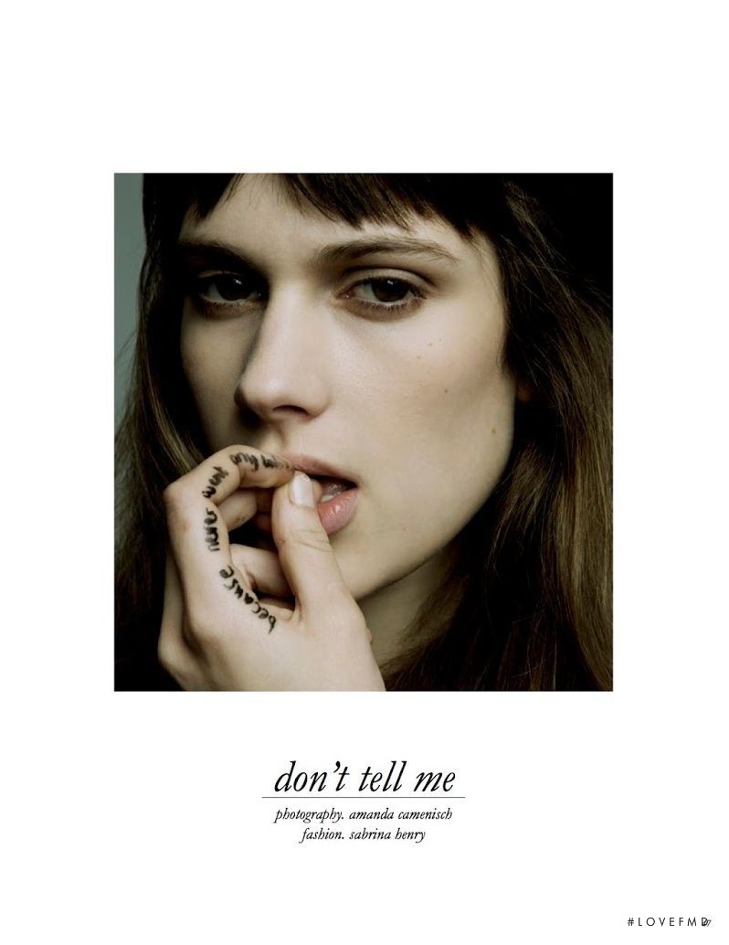 Harriet Taylor featured in Don\'t Tell Me, June 2014