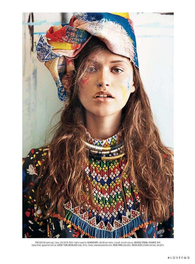 Chloé Lecareux featured in Painted Love, May 2014