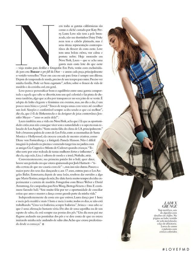 Laura Love featured in The Look Of Love, May 2014