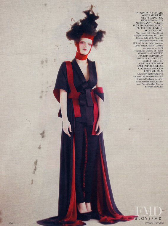 Guinevere van Seenus featured in Neo Geisha, June 2011